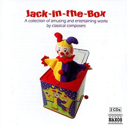 CD cover featuring a colorful jack-in-the-box with a clown.