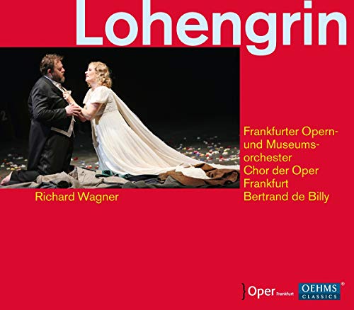 CD cover showing a man and woman in opera costumes on a red background.