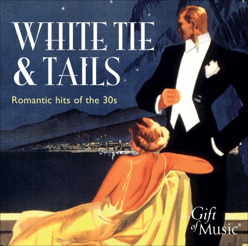 CD cover: elegant couple in formal wear with a city backdrop.