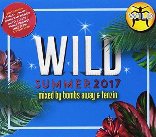CD cover for “Wild Summer 2017” with tropical foliage and text.