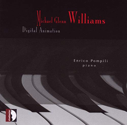 CD cover for “Williams: Digital Animation” with piano keys imagery.