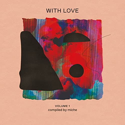 CD cover for “With Love Volume 1” with abstract red and blue artwork.