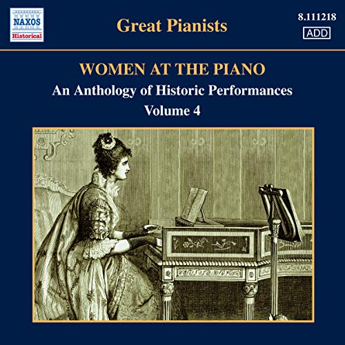 CD cover: historical image of a woman playing the piano.