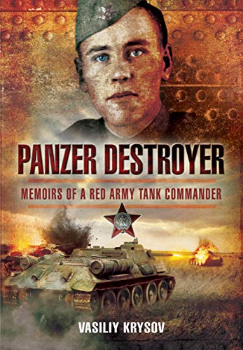 Book cover: “Panzer Destroyer” with soldier portrait and tank imagery.