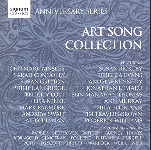 CD cover for "Art Song Collection" featuring Vaughan Williams and Kennedy.