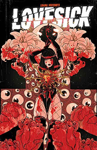 Book cover: stylized illustration of a woman with floral and anatomical motifs.