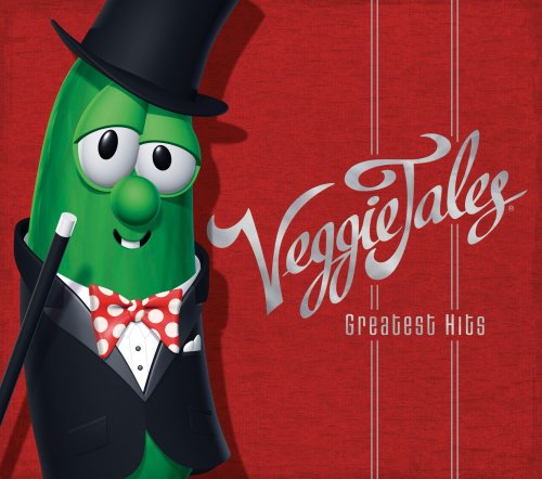 VeggieTales CD cover featuring Larry the Cucumber in a tuxedo.