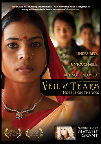 DVD cover for "Veil Of Tears" featuring a woman in a red sari.