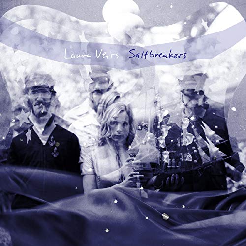 Album cover featuring Laura Veirs and band members with a superimposed ship and stars.