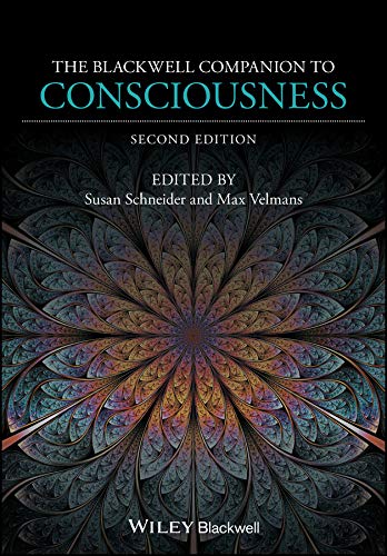 Book cover: "The Blackwell Companion to Consciousness," second edition, fractal design.