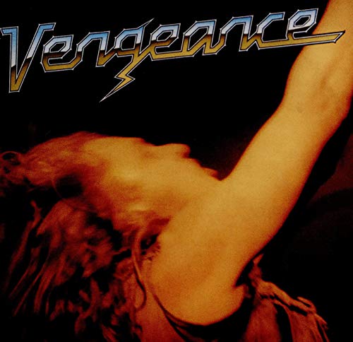 CD cover for "Vengeance" featuring a woman with long hair.