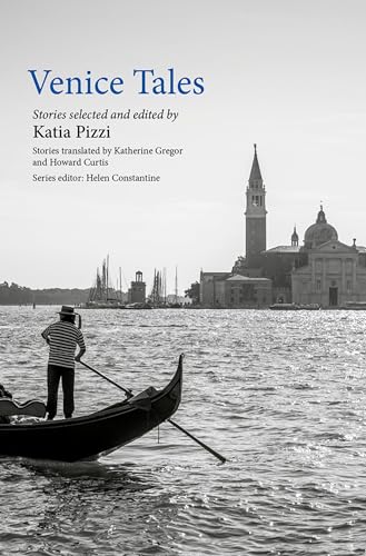 Book cover: “Venice Tales” with a gondola and city skyline image.