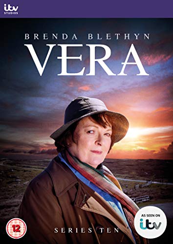 DVD cover for Vera Series 10 featuring Brenda Blethyn against a sunset landscape.