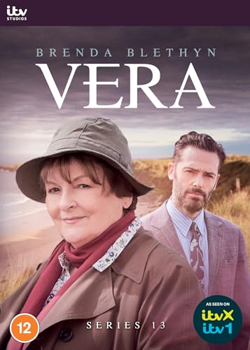 DVD cover for "Vera: Series 13" featuring Brenda Blethyn and Kenny Doughty.