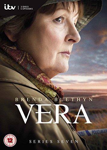Close-up of Brenda Blethyn wearing a hat and coat on the Vera Series 7 DVD.