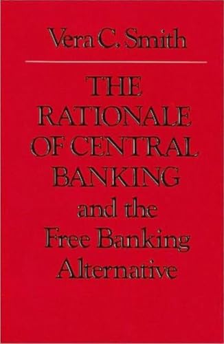 Book cover with red background and black text titled The Rationale of Central Banking.