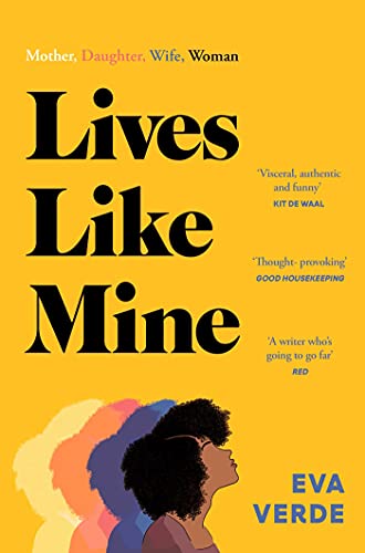 Book cover with yellow background, black text, and silhouettes of a woman's profile.