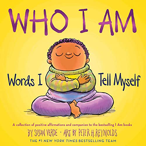 Book cover with a child meditating, titled "Who I Am.