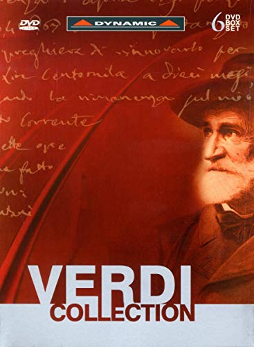 DVD cover for "Verdi Collection" featuring a portrait of Giuseppe Verdi.