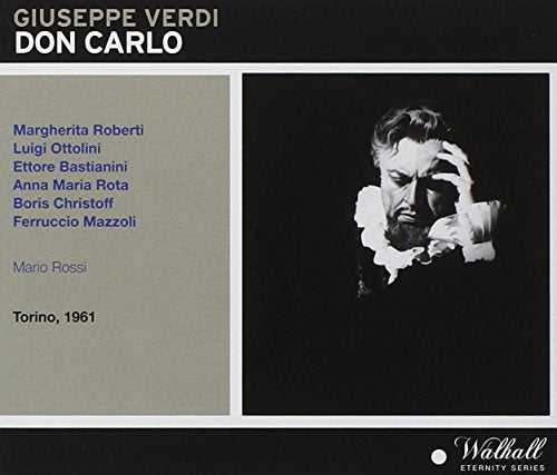 Verdi / Roberti / Symphony Orc - Don Carlo Auditorium della RAI, Torino 24/4/1961 [CD]