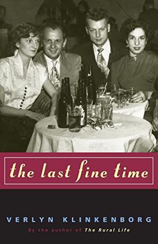 Black and white photo of people at a table with drinks, book cover.