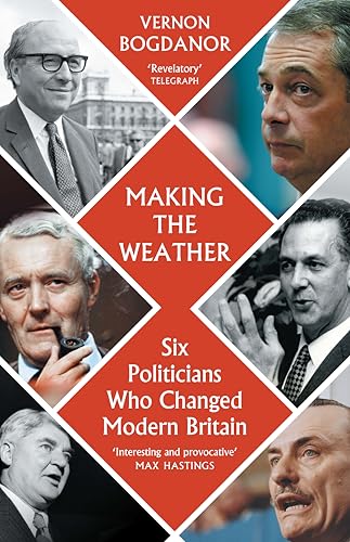 Book cover featuring portraits of six British politicians.