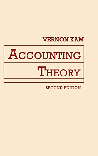 Book cover for "Accounting Theory" by Vernon Kam, second edition.
