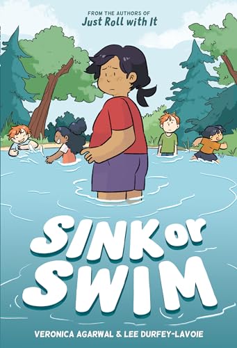 Graphic novel cover: girl standing in water with other children.