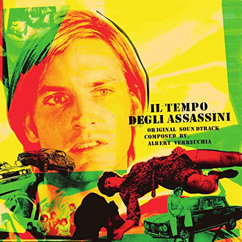 Vinyl album cover featuring a woman’s face and collage of images.