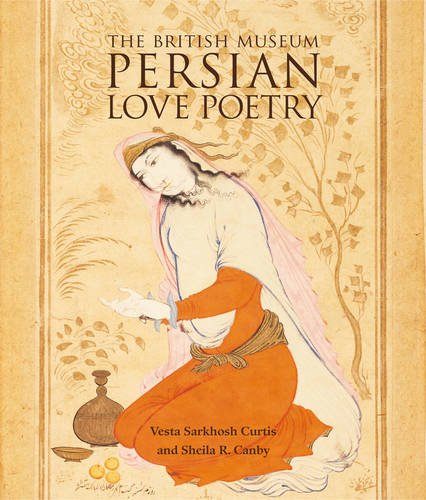Book cover: “Persian Love Poetry” featuring a traditional Persian miniature painting.