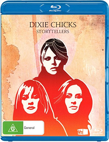 Blu-ray cover for "Vh1 Storytellers Dixie Chicks" featuring three women in red.