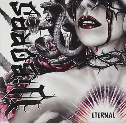 CD cover: woman with snakes, thorns, and dripping blood imagery.