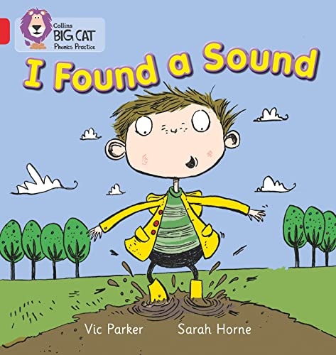 Children’s book cover with illustrated boy jumping in puddles.