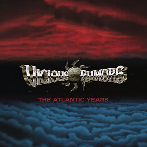 Vicious Rumors album cover: dark sky, sun symbol, band name, and title.