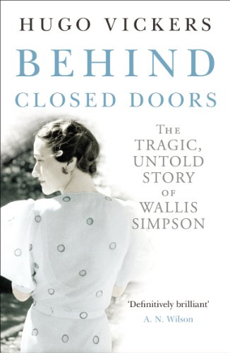 Book cover: "Behind Closed Doors" featuring Wallis Simpson in profile.