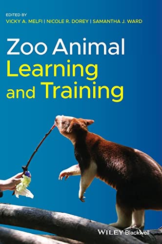 Book cover: “Zoo Animal Learning and Training” with a wombat image.