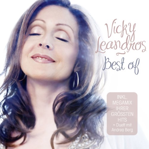 CD cover featuring a portrait of singer Vicky Leandros with text.