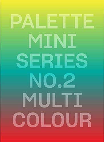 Book cover with “Palette Mini Series No. 2 Multi Colour” text, gradient background.
