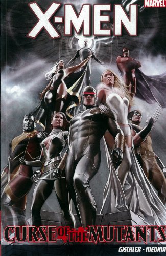X-Men comic book cover featuring a group of superheroes in dynamic poses.