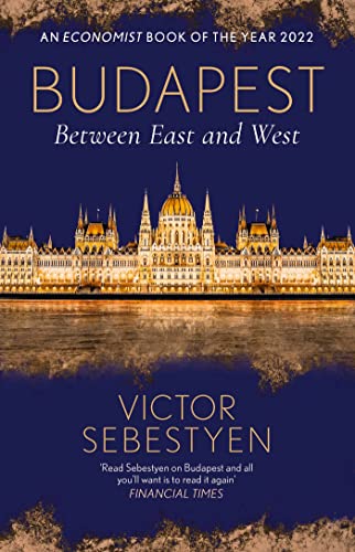 Book cover for "Budapest" featuring the Hungarian Parliament Building reflected in water.