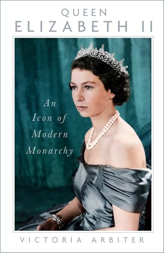 Book cover featuring a portrait of Queen Elizabeth II in a tiara.