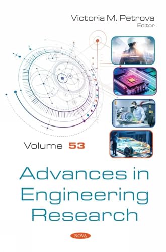 Book cover: "Advances in Engineering Research, Volume 53" with tech imagery.