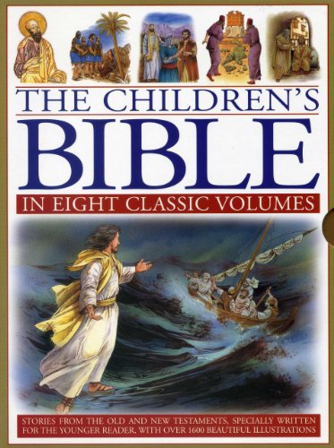 Cover of “The Children’s Bible” depicting Jesus calming a stormy sea.