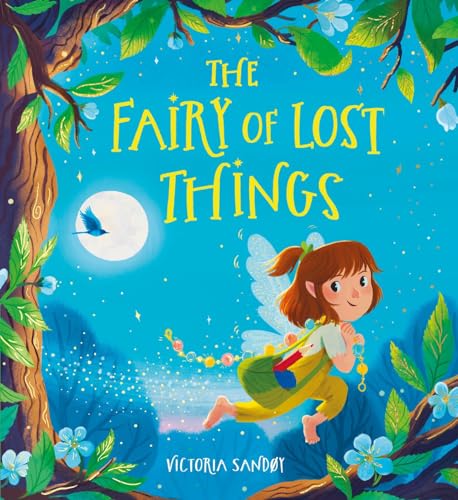 Book cover: a fairy with red hair stands under a moonlit sky.