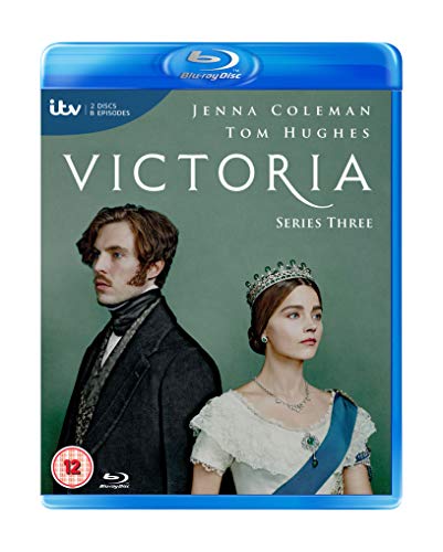 "Blu-ray case for 'Victoria Series 3' featuring a man and woman in period attire."