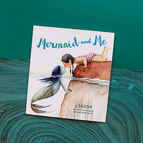 Book cover depicting a girl interacting with a mermaid in water.