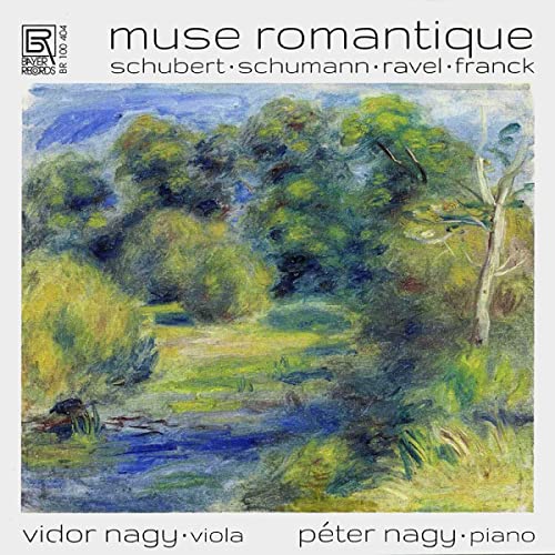 CD cover with impressionistic painting of a lush, green landscape.