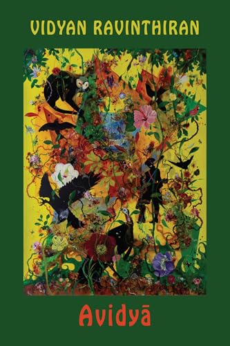 Book cover featuring a yellow background with dense jungle foliage, birds, and a monkey.
