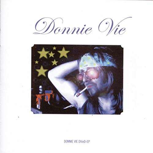 DVD cover for Donnie Vie’s “Dvied EP” featuring a portrait of the artist.