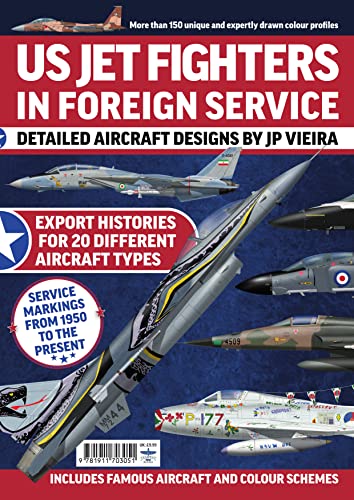 Book cover: US jet fighters in foreign service with aircraft images.